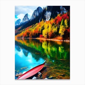 Autumn Lake 12 Canvas Print