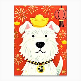 Pet Tax of West Highland White Terrier Leinwandbild