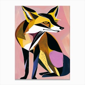 Abstract Fox 2 Canvas Print