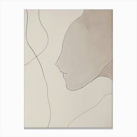 Woman'S Face 4 Canvas Print