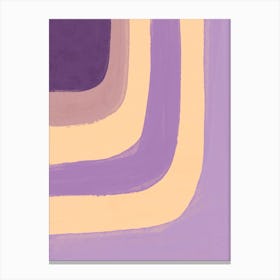 Abstract Lilac Canvas Print
