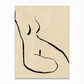 Body Line  Canvas Print