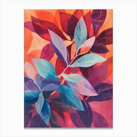 Abstract Leaves 9 Canvas Print