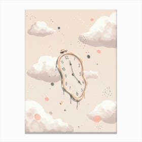 Clock In The Sky 1 Toile