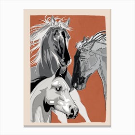 Horses 2 Canvas Print