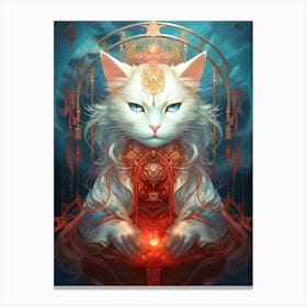 Cat Of The Gods Canvas Print