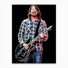 Dave Grohl Foo Fighters 1 Canvas Print
