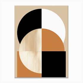 Mid Century Matrix; Abstract Adventures Canvas Print