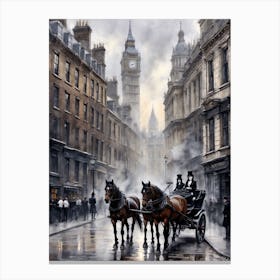 London Street Scene 7 Canvas Print