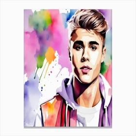 Justin Bieber Canvas Print