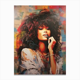 Whitney Houston (2) Canvas Print