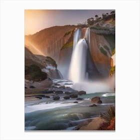 Alamere Falls, United States Realistic Photograph (2) Canvas Print