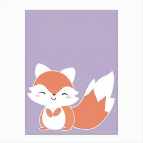 Cute Fox Canvas Print