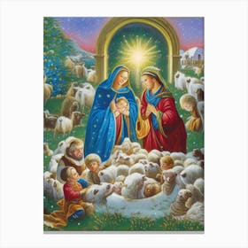 Nativity 4 Canvas Print