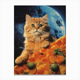 Pizza Cat Canvas Print