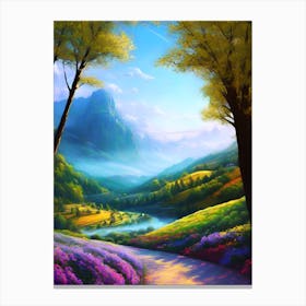 Landscape Painting 10 Canvas Print