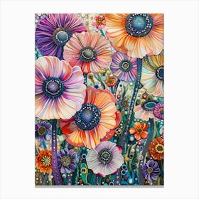 Colorful Flowers Canvas Print