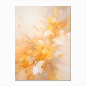 Autumn Gold Abstract Painting 2 Canvas Print