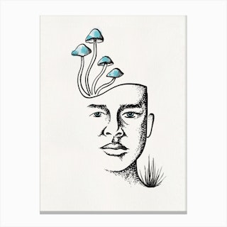 Mushroom Mind Canvas Print