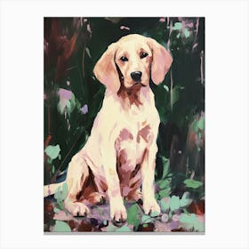 A Irish Setter Dog Painting, Impressionist 3 Canvas Print