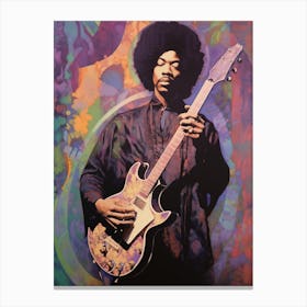 Jimi Hendrix Purple Haze 4 Canvas Print