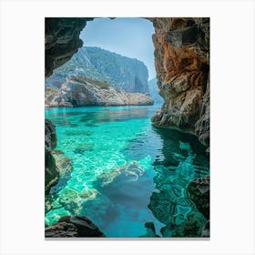 Cave In Ibiza Canvas Print