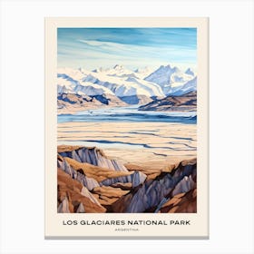 Los Glaciares National Park Argentina 4 Poster Canvas Print