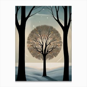 Winter In The Woods Canvas Print