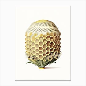 Pollen Beehive 2 Vintage Canvas Print