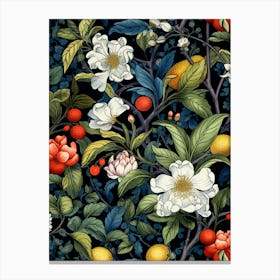 Floral Wallpaper 15 Canvas Print