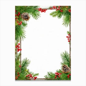 Christmas Frame 4 Canvas Print