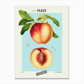 Naughty Peach Canvas Print