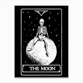 The Moon - Death Skull Gift Canvas Print