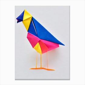 Turkey 1 Origami Bird Canvas Print
