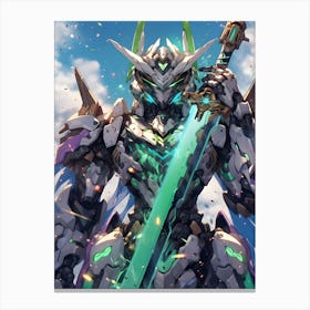 Gundam 00 Canvas Print