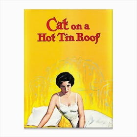 Cat On A Hot Tin Roof (1958) Canvas Print