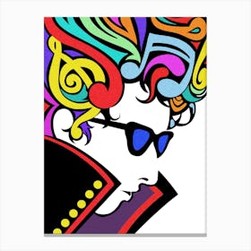 Rock Star | Pop art Canvas Print