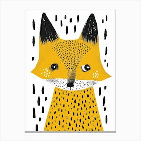 Yellow Jackal Canvas Print