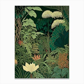 Nong Nooch Tropical Botanical Garden, Thailand Vintage Botanical Canvas Print