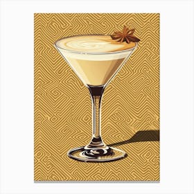 Art Deco Espresso Martini 2 Canvas Print