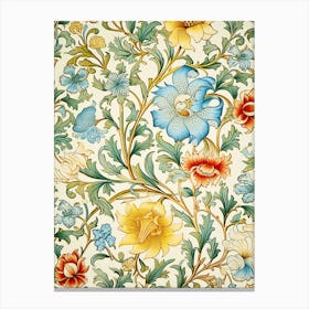 Floral Wallpaper 206 Canvas Print