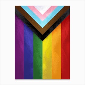 Pride LGBTQ Flag Canvas Print