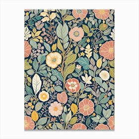 A Tapestry of Pastel Colours Canvas Print