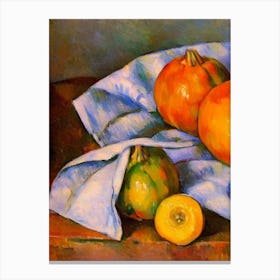 Hubbard Squash Cezanne Style vegetable Canvas Print
