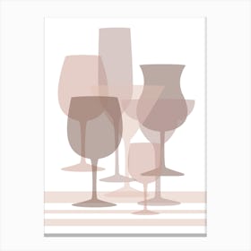 Modern Drinks Canvas Print