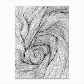 Swirling Spiral Canvas Print