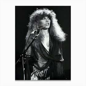 Stevie Nicks Performing With Fleetwood Mac At The Cow Palace In San Francisco Canvas Print