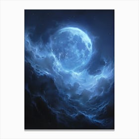 Full Moon In The Sky 8 Canvas Print