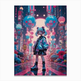 Kawaii Art Canvas Print