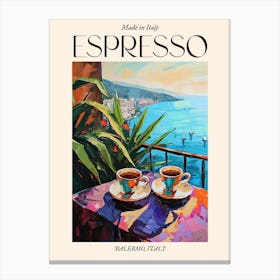 Palermo Espresso Made In Italy 3 Poster Canvas Print